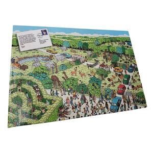 Vintage NEW Wheres Waldo PUZZLE Safari Park 1989 Martin Handford #624